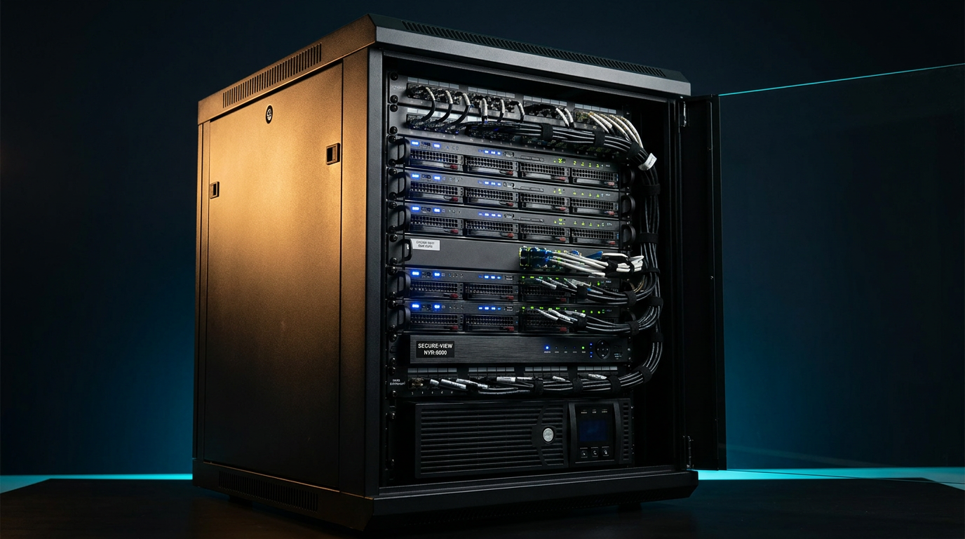 Gabinete rack profesional DVR NVR Skynet Security